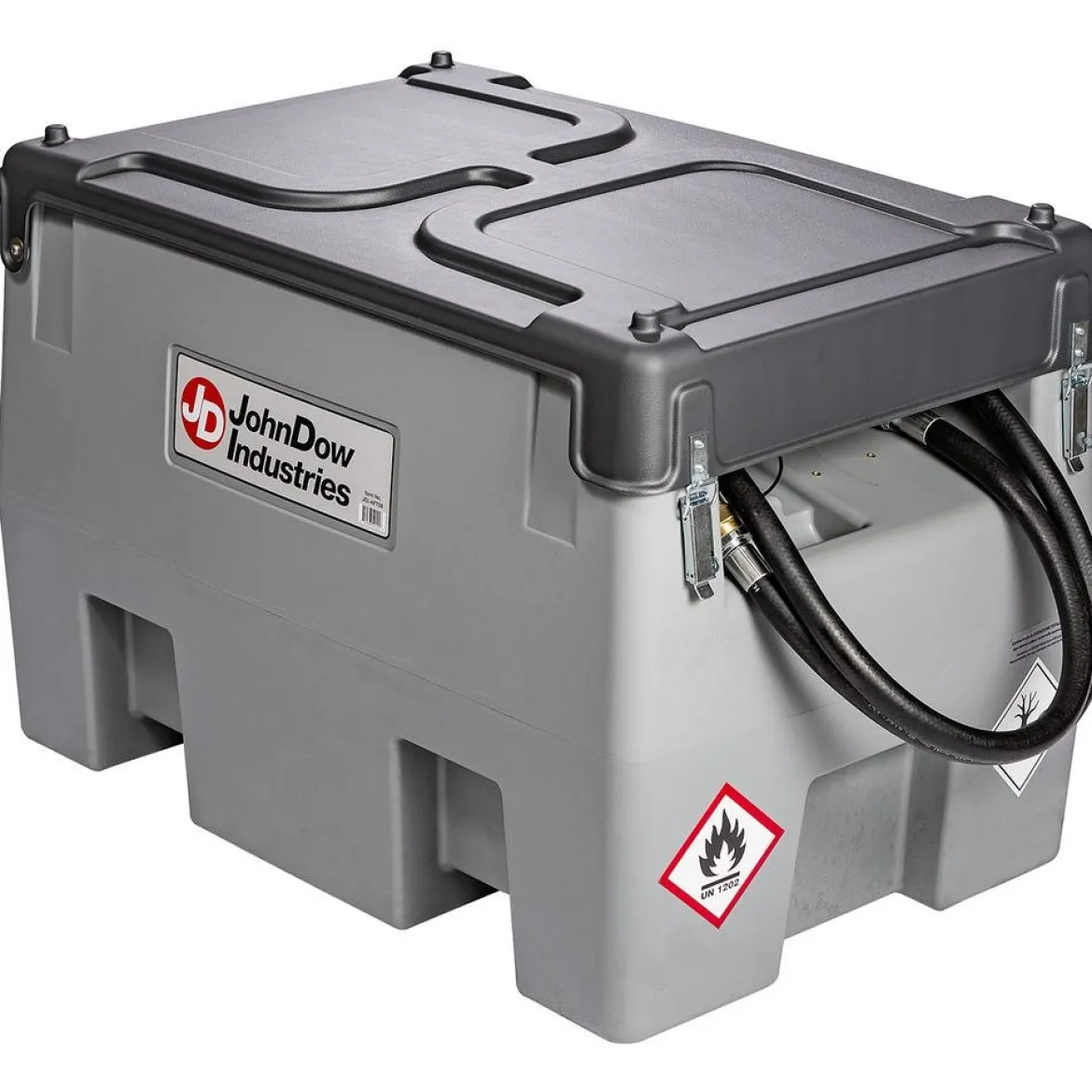 John Dow 58 Gallon Diesel Auxiliary Fuel Tank with 12V Pump and Nozzle (AFT58)