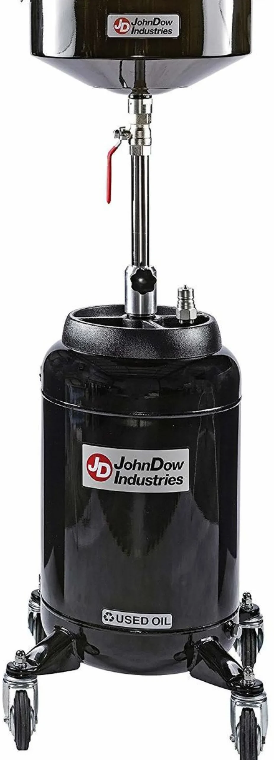 John Dow 16 Gallon Portable Oil Drain with Steel Tank (JDI-16DC-E)