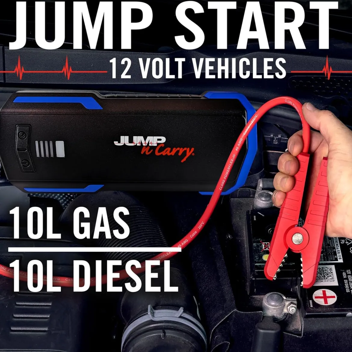 Jump-N-Carry 550 Start Assist Amp 12V Lithium Jumpstarter (JNC345)