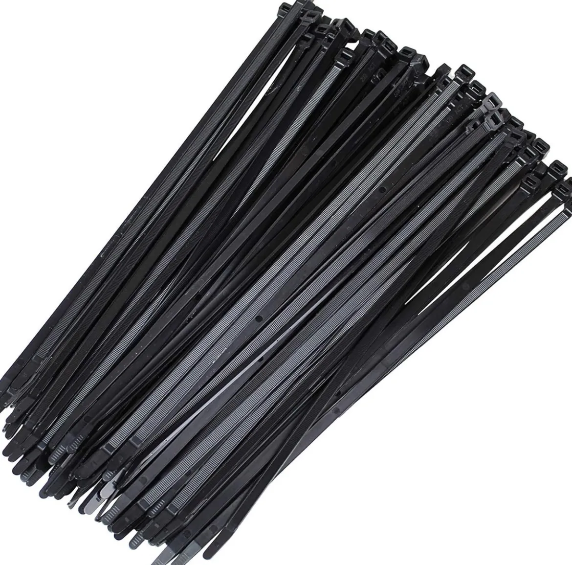 K Tool 14" Black Cable Ties 120 lb Tensile Strength 100-Pack (78145-3)