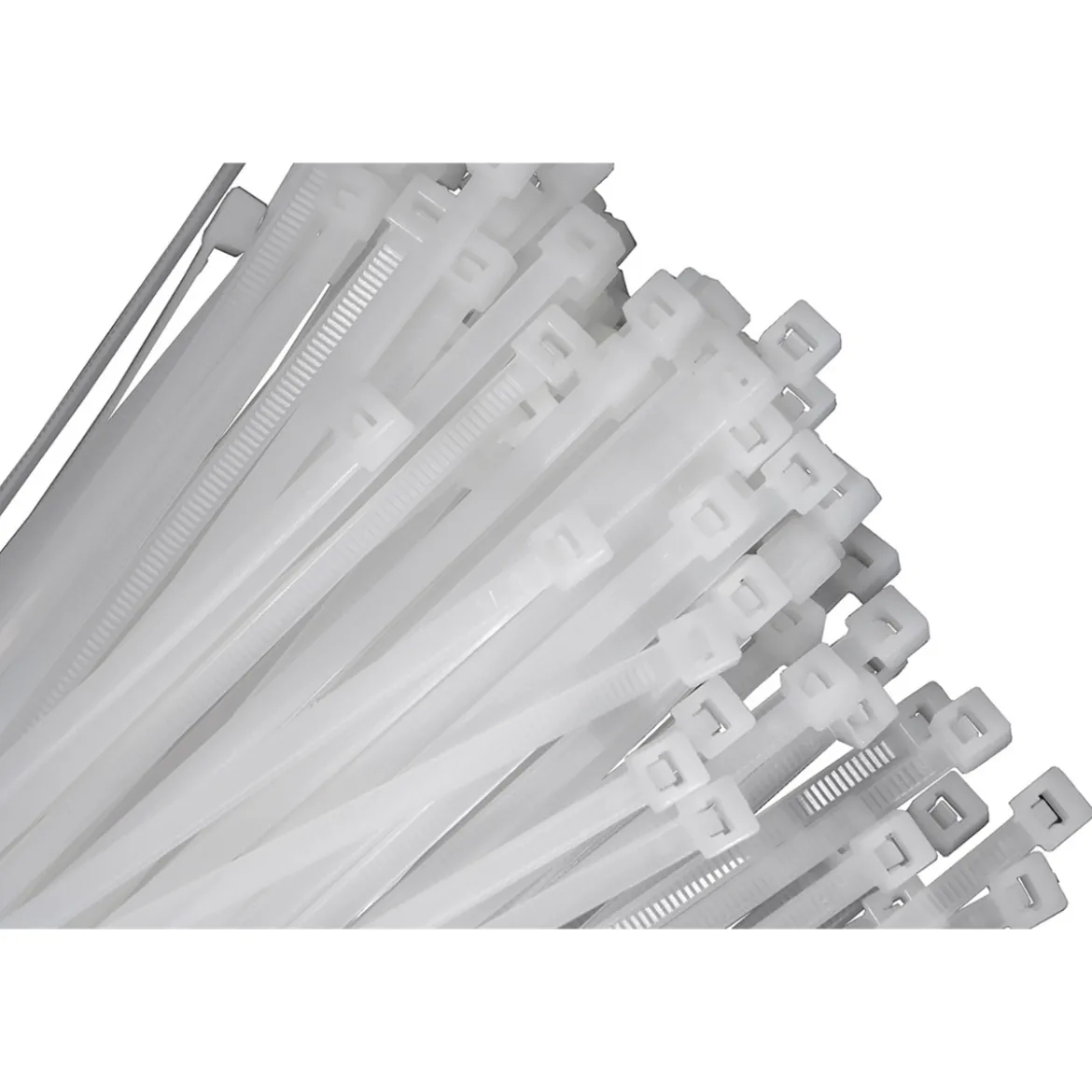 K Tool 24" Natural Cable Zip Ties 50-Pack (AR-24-175-9-L)
