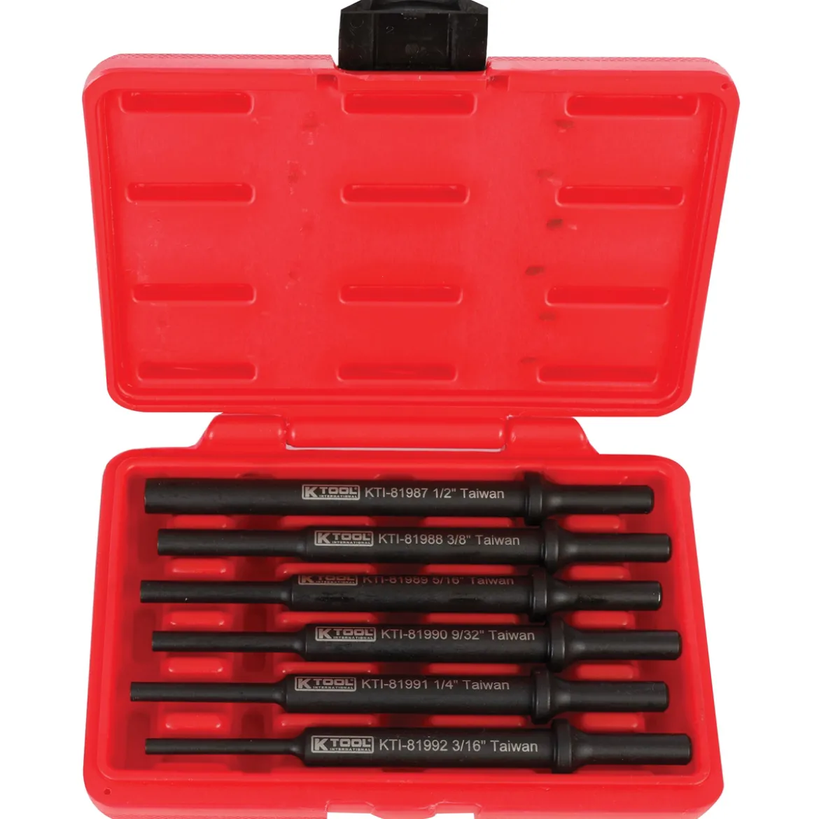 K Tool Air Hammer Drifts Set 6-Piece Impact Tools (SF-5039)