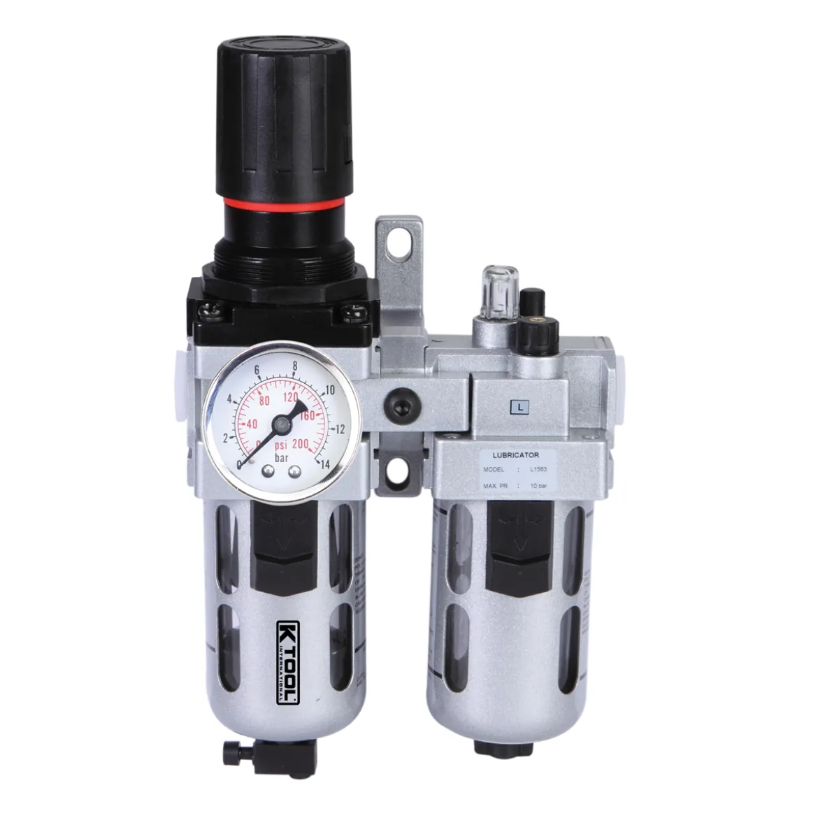 K Tool Filter Regulator & Lubricator 1/4″ NPT (KTI89195)
