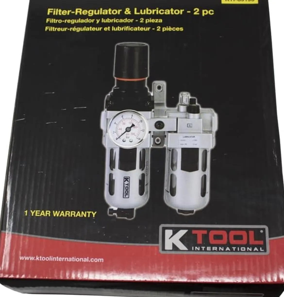 K Tool Filter Regulator & Lubricator 1/4″ NPT (KTI89195)