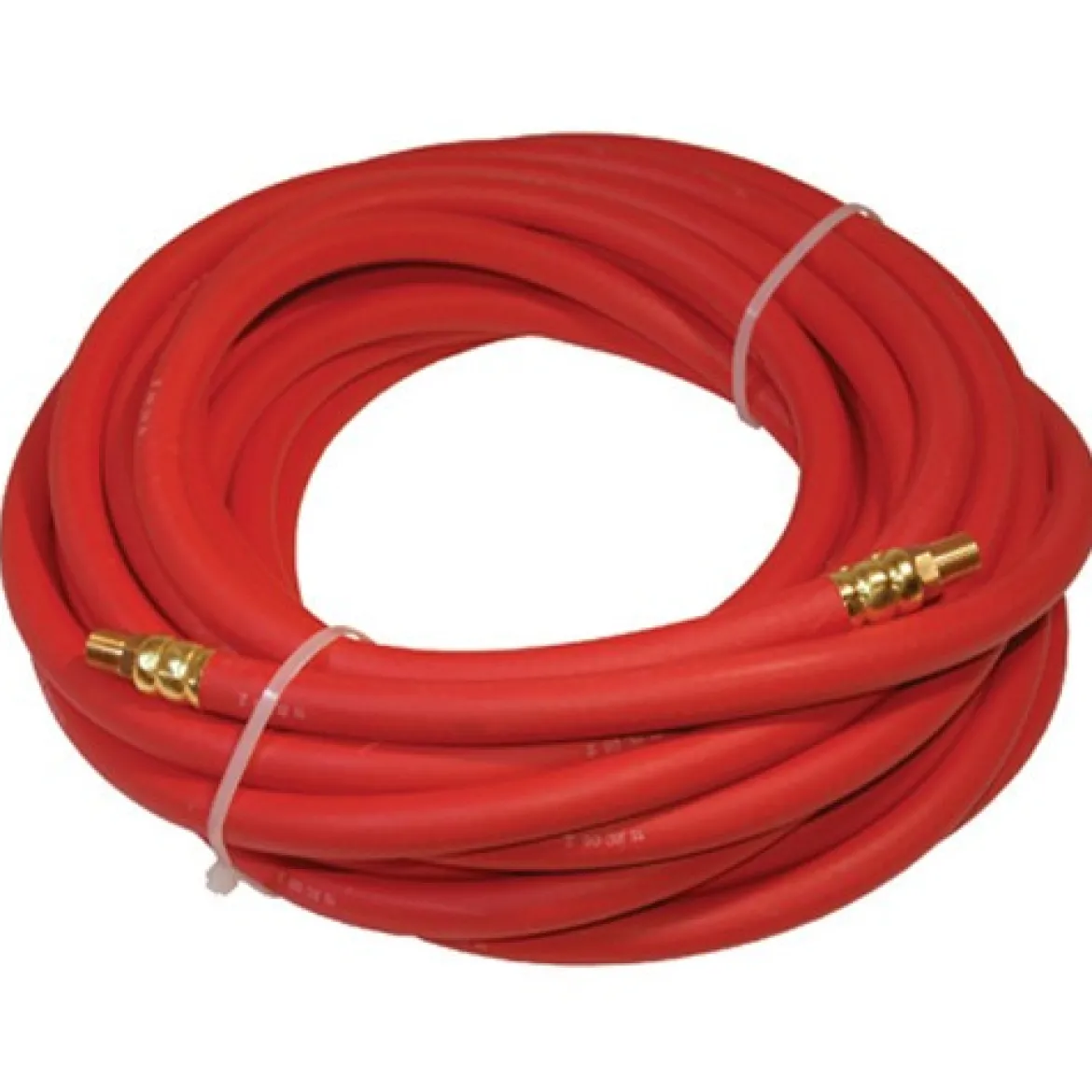 K Tool International Rubber Air Hose 25ft 3/8" ID 1/4" NPT Fittings (72025)