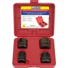 Ken-Tool 4 Pc. Lug Nut Remover Impact Socket Set (30254)