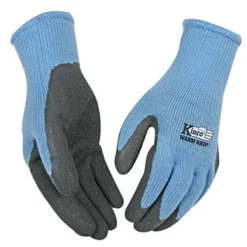 Kinco Womens Med Warm Grip Knit Shell & Sandy Nitrile Gloves (1790W-M)
