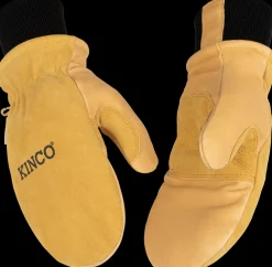 Kinco Womens Medium Lined HD Grain & Suede Pigskin Mitt w/KW (901TW-M)
