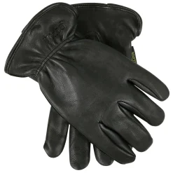 Kinco XL Lined Black Premium Grain Deerskin Driver Gloves (90HKN-XL)