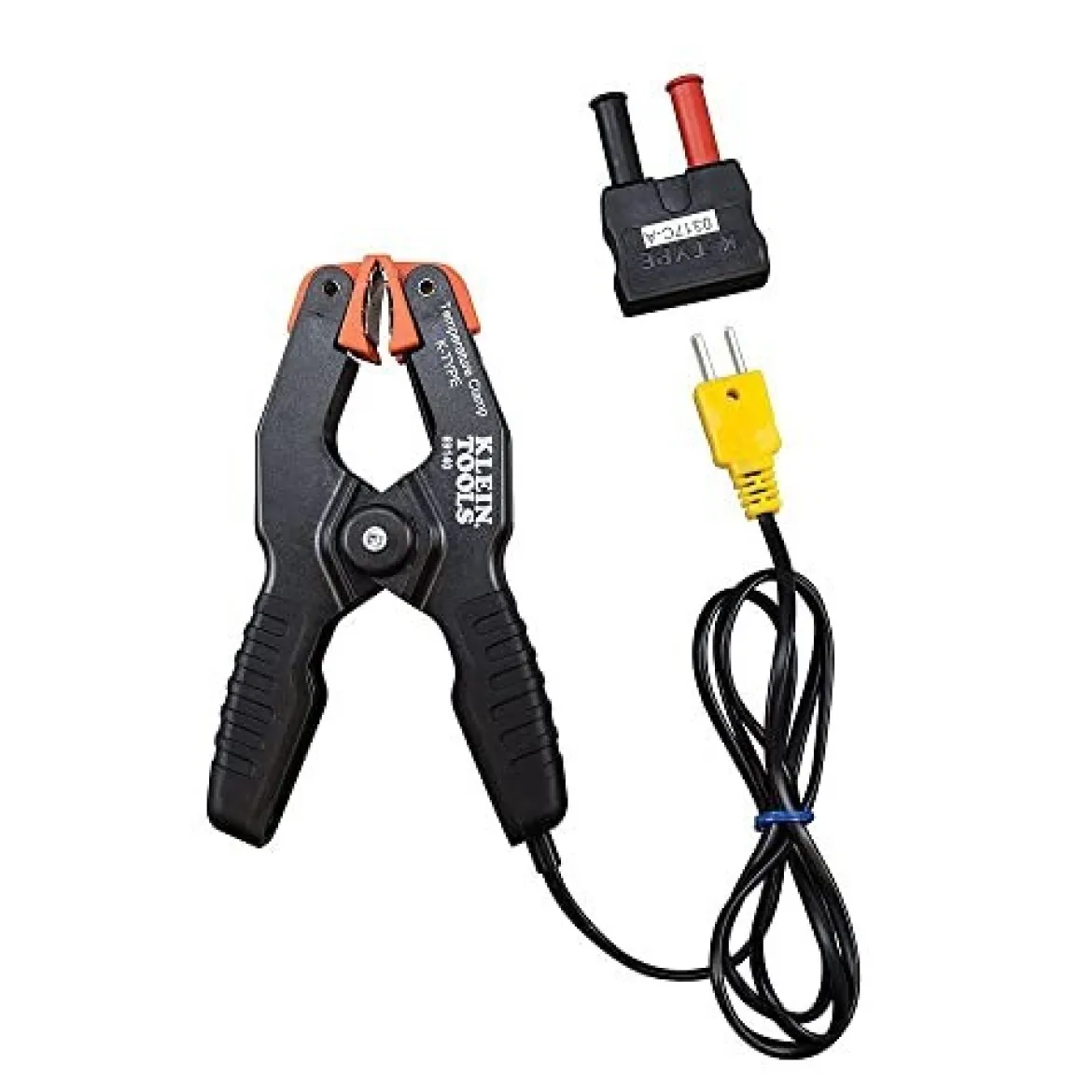 Klein Tools 69140 K-Type Thermometer, Pipe Temperature Clamp for HVAC