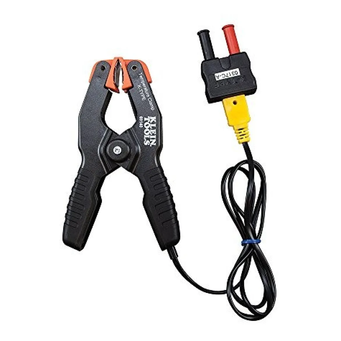 Klein Tools 69140 K-Type Thermometer, Pipe Temperature Clamp for HVAC