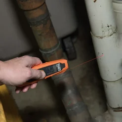 Klein Tools IR07 Dual Infrared (IR) & Probe Pocket Size LCD Digital Thermometer