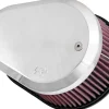 K&N Filters Intake System for Harley-Davidson - Chrome - Red (KNNRK-3947X)