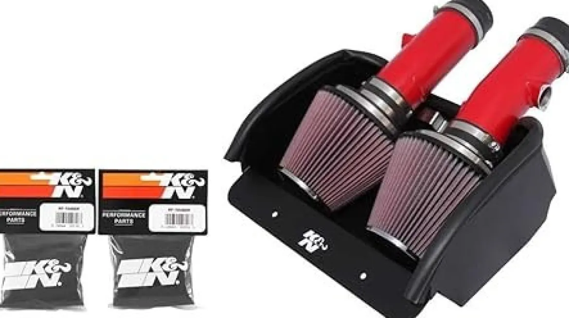 K&N Filters Typhoon Air Intake for Dodge Viper 8.4L V10 - Textured Red (KNN69-2527TTR)