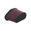 K&N Filters Universal Rubber Air Filter - 2-3/4" FLG x 6-9/16"x3-7/8" B x 5-3/16"x2-1/2" T x 5-5/16" H (KNNRU-5281)