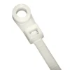 K-Tool 7" Natural Nylon Cable Ties with Mounting Head 50 lb (77070)