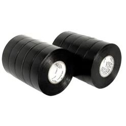 K-Tool Black Electrical Tape 3/4" x 60′ 10‑Roll Sleeve (73510)