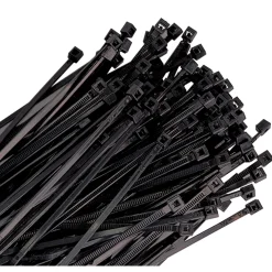 K-Tool Cable Zip Tie Black 11.5 lbs Tensile Strength 100 Pack (78110)