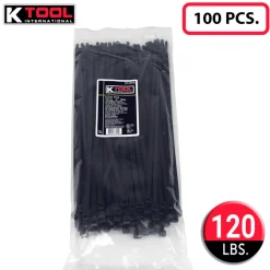 K-Tool Cable Zip Ties Black 14