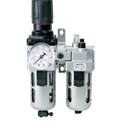 K-Tool Filter Regulator & Lubricator 1/4" NPT 2-Piece (FRCLM159334-S-WG)