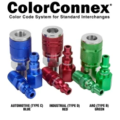 Legacy A73458D D 14Pc 1/4" Red Coupler & Plug