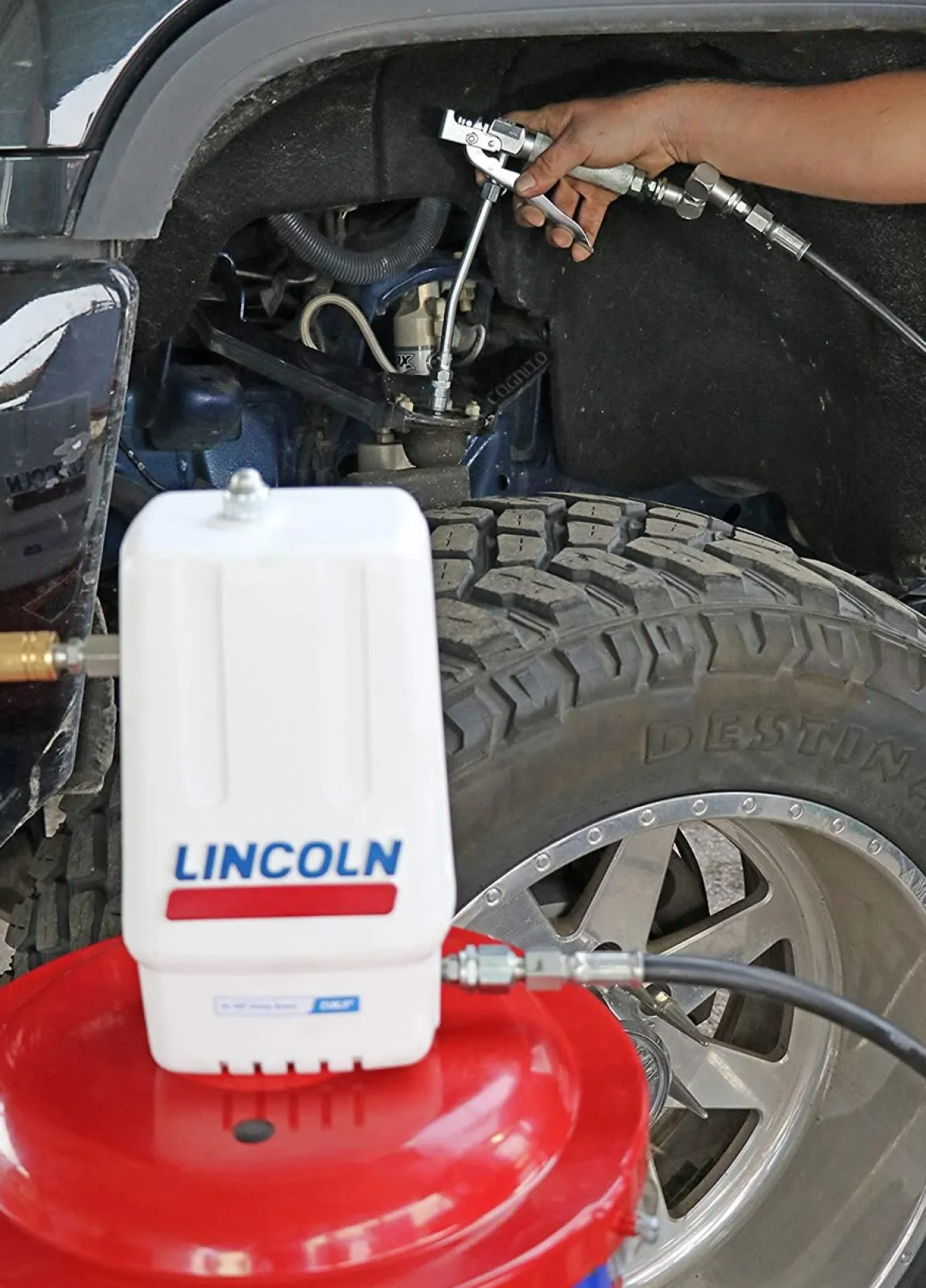 Lincoln Industrial 917 Lubrigun, Chassis Grease Pump For 120 Lb. Containers