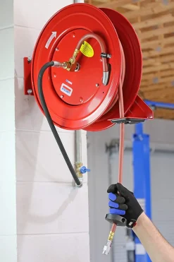 Lincoln Industrial 83754 Retractable Air Hose Reel 50' x 1/2"