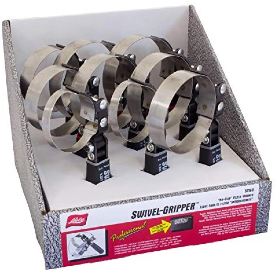 Lisle 57160 9Pc Filter Wrench Display (57160)