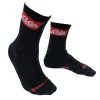 Lisle Black Crew Socks (89160)