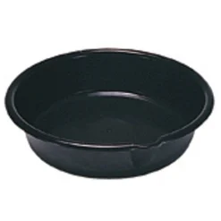 Lisle Black Plastic Oil Drain Pan, 6 Quart (17932)