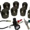 Lisle 14pc Turbo Air System Test Kit w/ Smoke Adapter (69910)