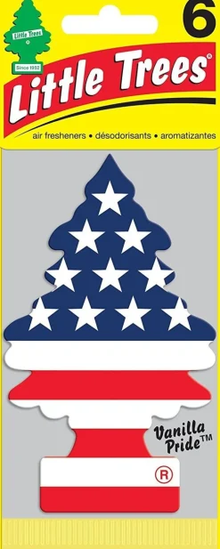 Little Trees Air Fresheners 6-Pack Vanilla Pride