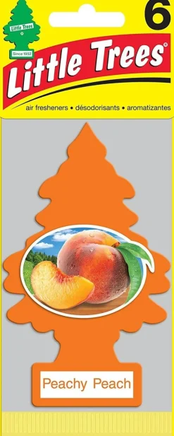 Little Trees Air Fresheners 6-Pack Peachy Peach