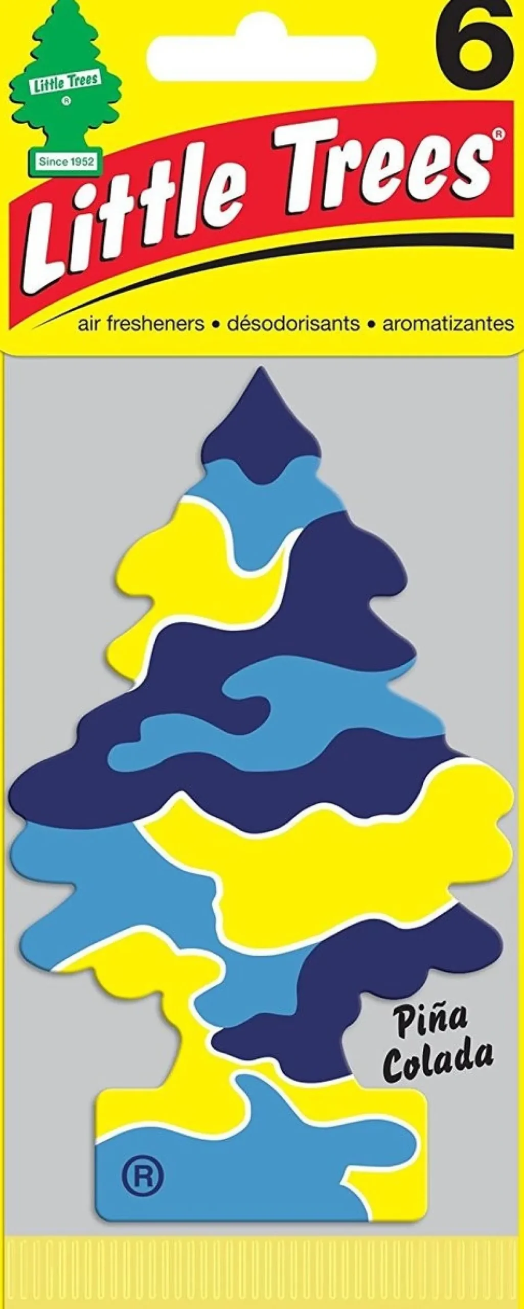 Little Trees Air Fresheners 6-Pack Pia Colada