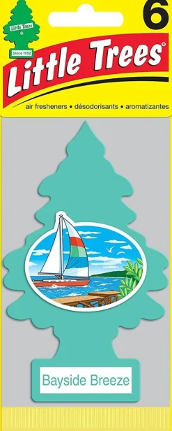 Little Trees Air Fresheners 6-Pack Bayside Breeze