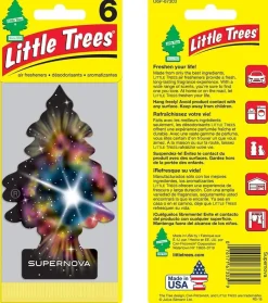 Little Trees U6P-67303 Air Car Freshener Traditional Supernova, 6-Pack
