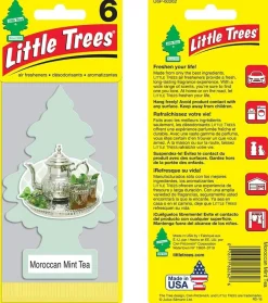 Little Trees U6P-60262 Air Car Freshener Traditional Maroccan Mint Tea, 6-Pack
