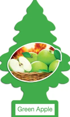 Little Trees U6P-60316 Air Car Freshener Traditional Green Apple, 6-Pack