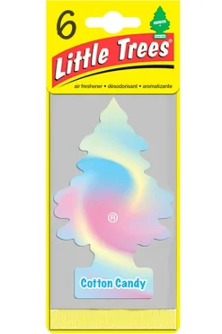 Little Trees U6P-60282 Air Car Freshener Traditional Cotton Candy, 6-Pack