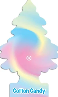 Little Trees U6P-60282 Air Car Freshener Traditional Cotton Candy, 6-Pack