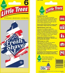 Little Trees U6P-67068 Air Car Freshener Traditional Fresh Shave, 6-Pack
