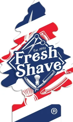 Little Trees U6P-67068 Air Car Freshener Traditional Fresh Shave, 6-Pack