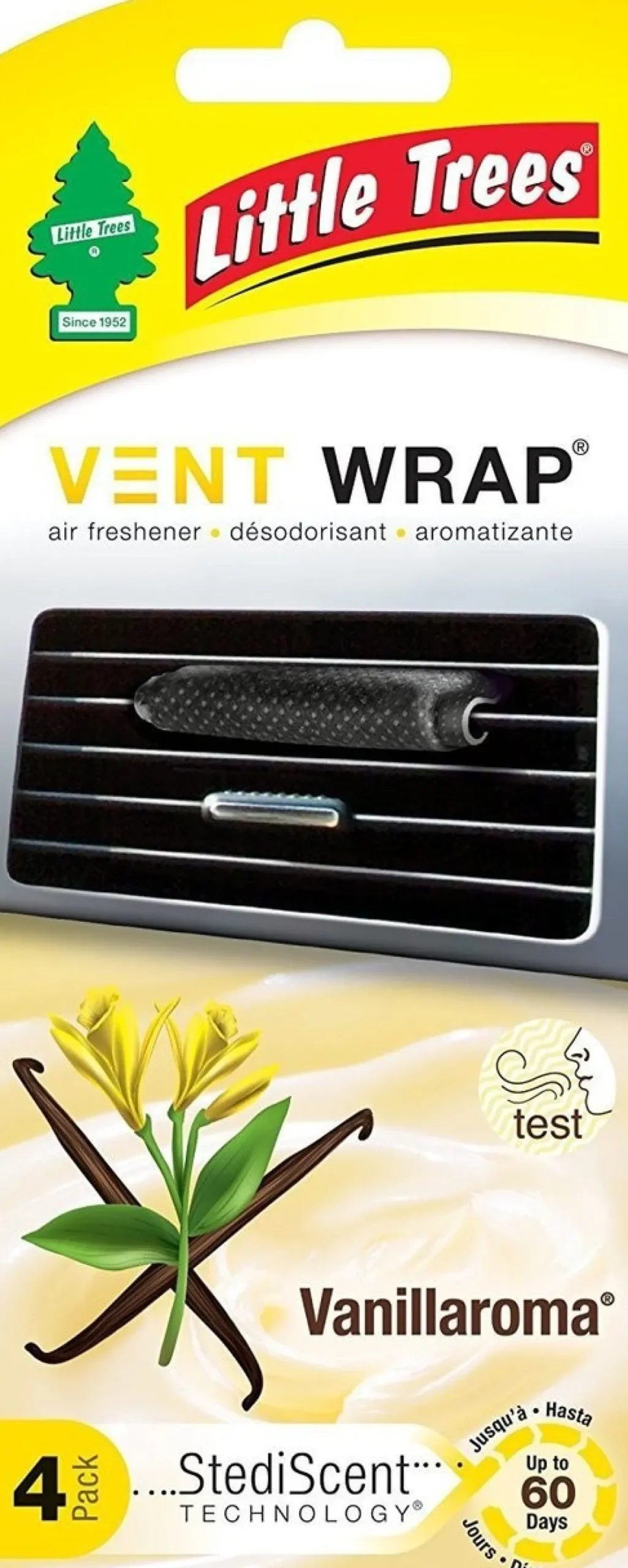 Little Trees Vent Wrap 4-Pack Vanillaroma