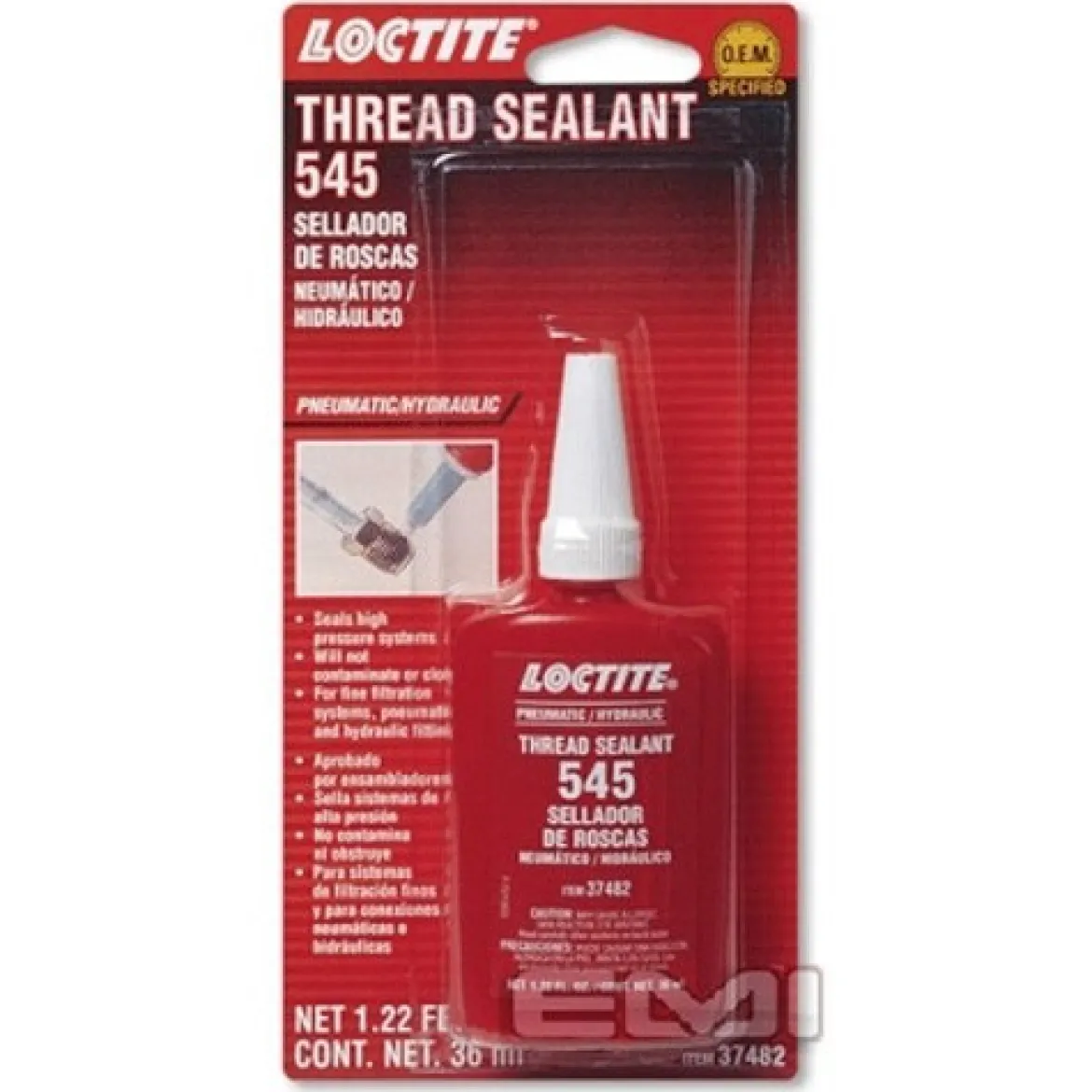 Loctite 36 ml Pneumatic/Hydraulic Thread Sealant 545 (37482)