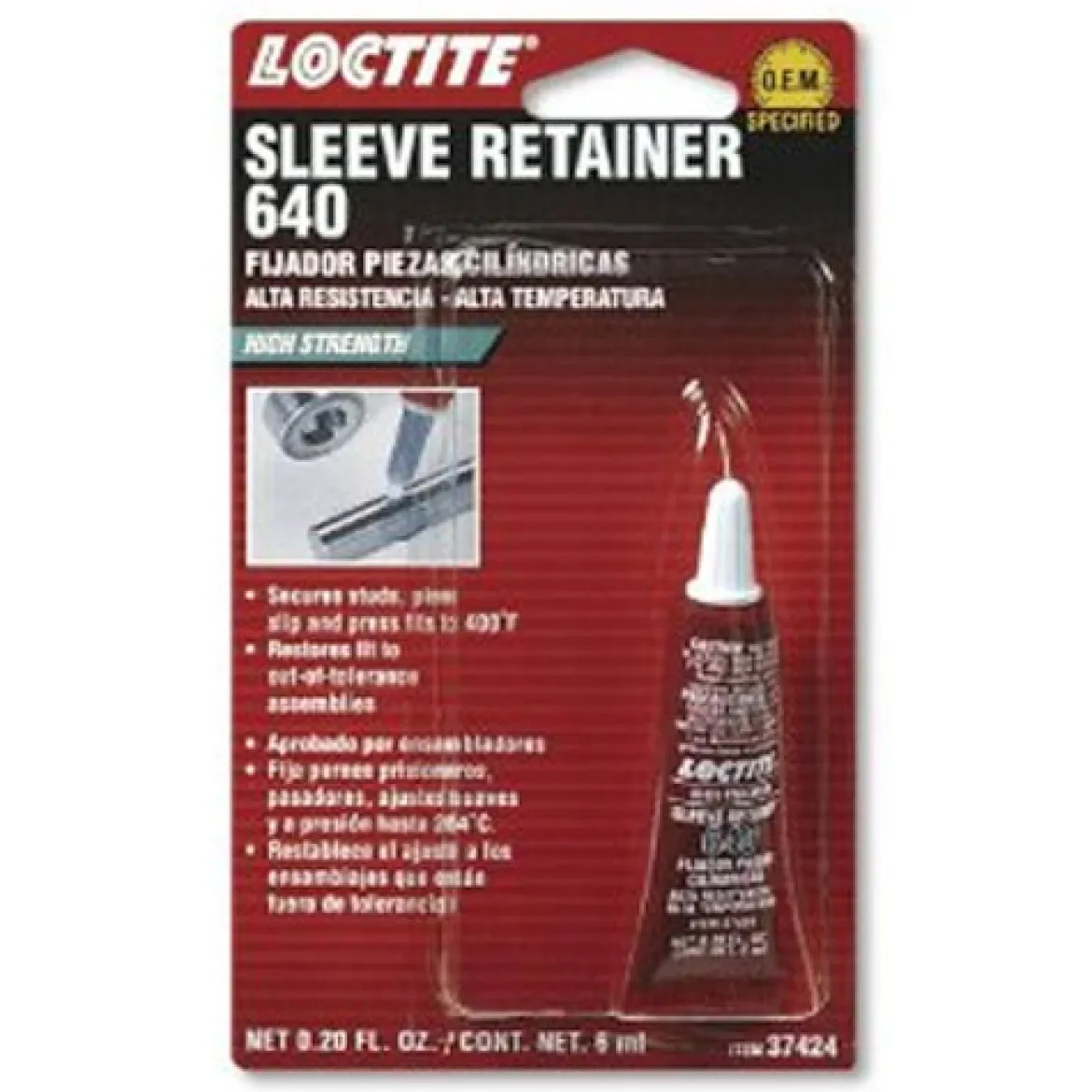 Loctite 6ml Retaining Solvent 640 (37424)