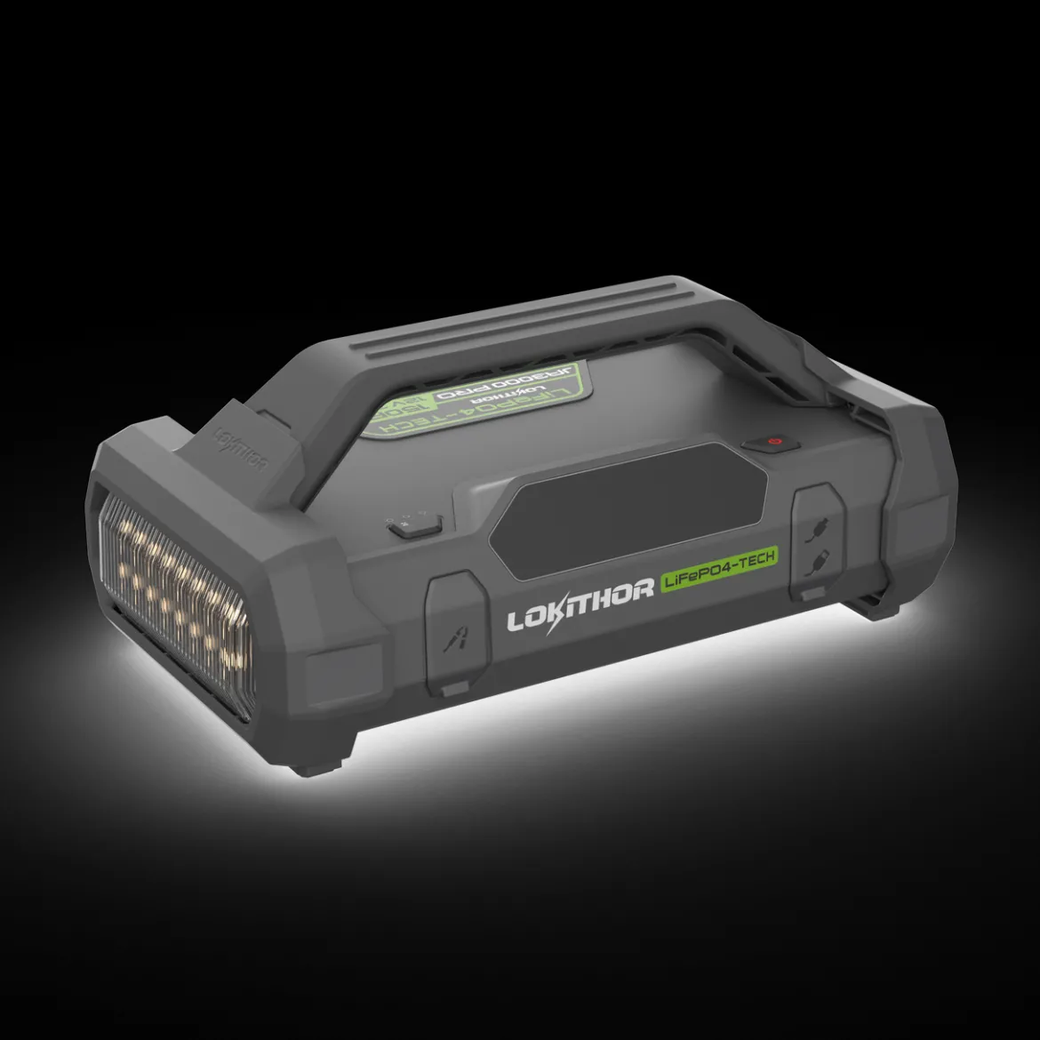 Lokithor 12V 3000A LiFePO₄ Jump Starter With 150PSI Air Inflator (JA3000 PRO)
