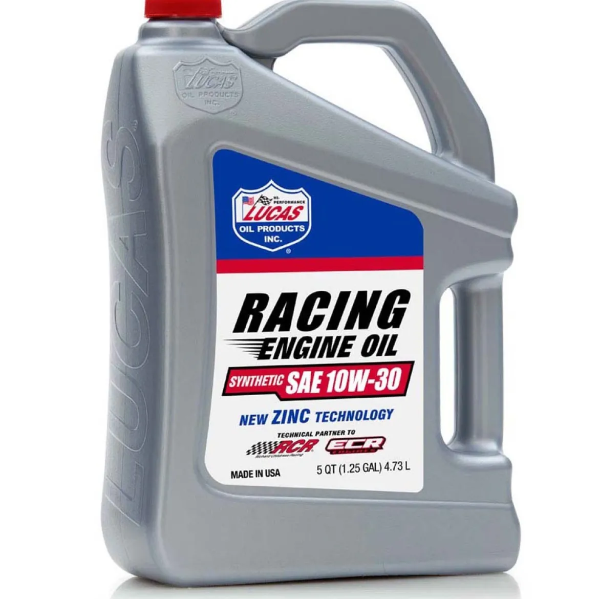 Lucas Oil 10611 SAE 10W-30 Synthetic Racing Motor Oil - 5 Qt.