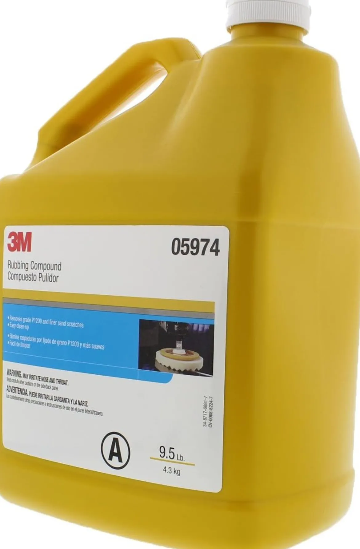 3M 1 Gallon Rubbing Compound (05974)
