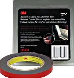 3M 1.12 mm Black Automotive Acrylic Plus Attachment Tape (06384)
