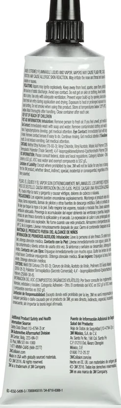 3M 5 oz. Tube Plastic and Emblem Adhesive (08061)